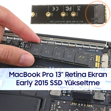 MacBook-Pro-13-Retina-Ekran-Early-2015-SSD-degistirme-cevirici-ile-yukseltme