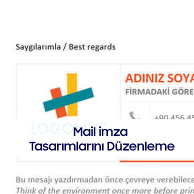 Mail imza tasarımlarını düzenleme