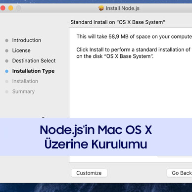 Node-js Mac-OS-X-uzerine-kurulumu