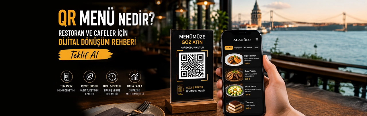  Şişli Restoranları İçin Dijital Menü Sistemleri