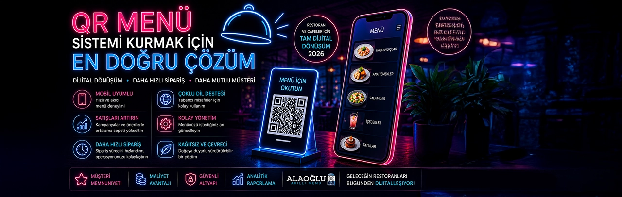  QR Menü Sistemi Kurmak İçin En Doğru Çözüm